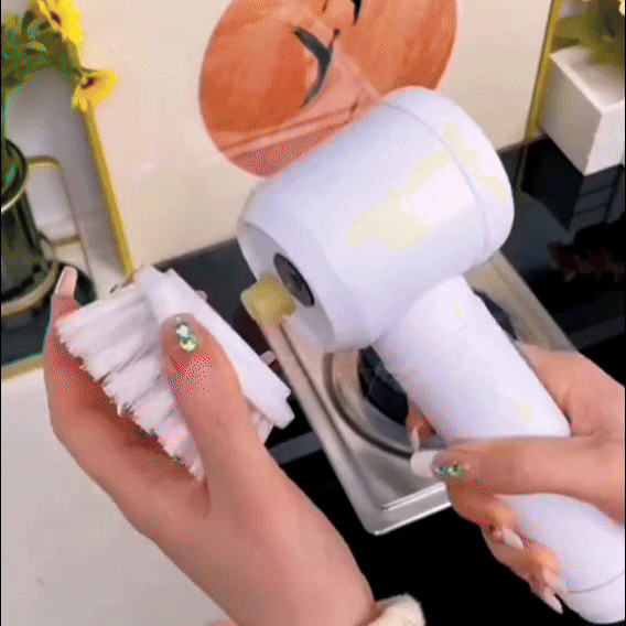 Escova Elétrica 3 em 1 – Potente, Compacta e Fácil de Usar para a Limpeza Doméstica