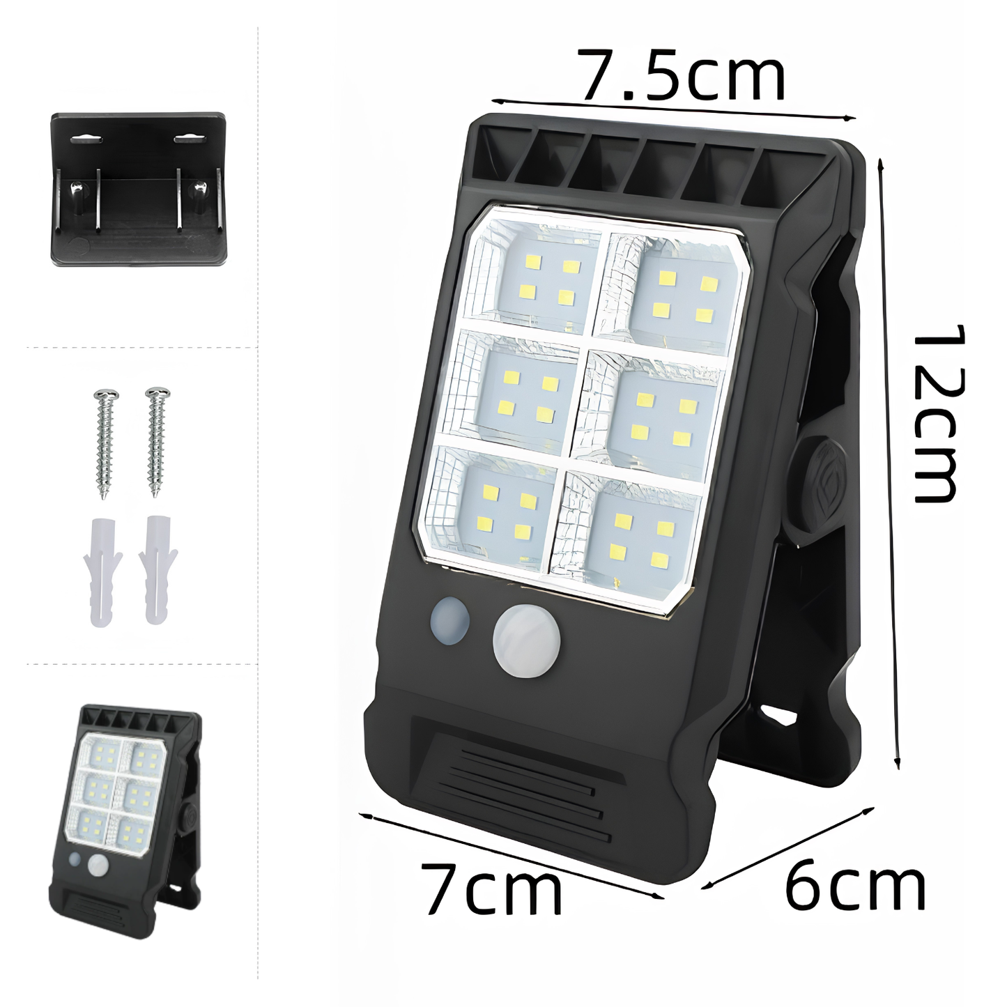 Luz Solar de Segurança com Sensor de Movimento