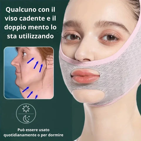 Máscara de sono de beleza para esculpir o rosto