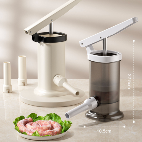 Máquina manual para fazer enchidos em casa
