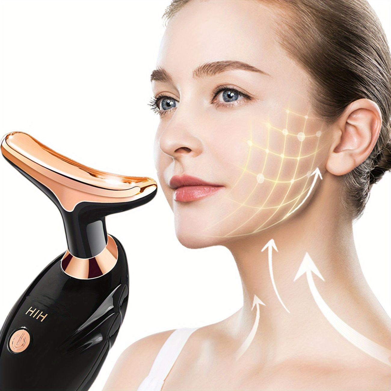 Aparelho de massagem facial antirrugas essence push