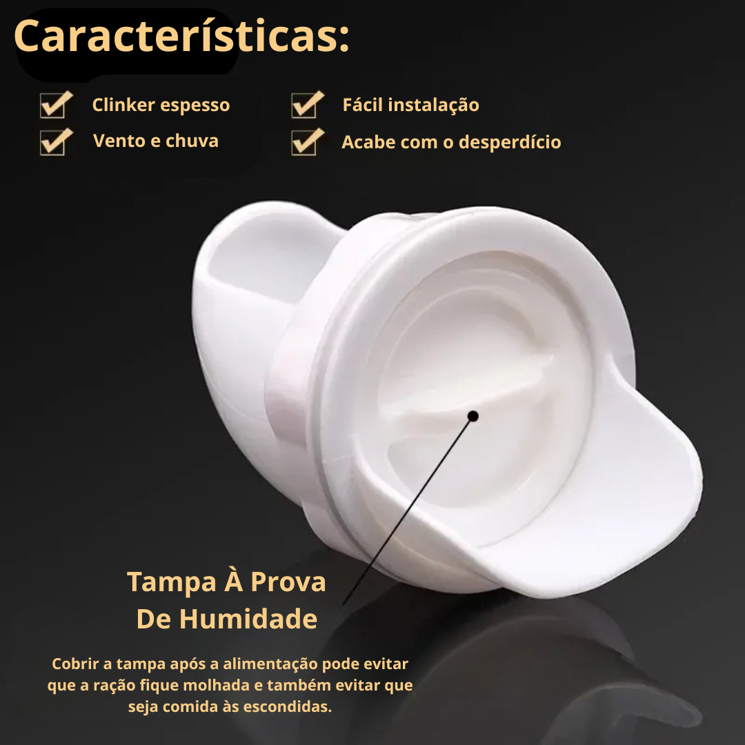 Porta De Alimentação Automática Para Galinhas E Patos Para Todos Os Tipos De Baldes – Inclui Broca Serra Copo