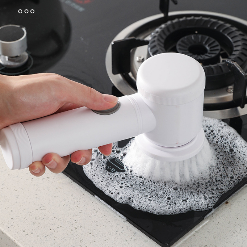 Escova Elétrica 3 em 1 – Potente, Compacta e Fácil de Usar para a Limpeza Doméstica