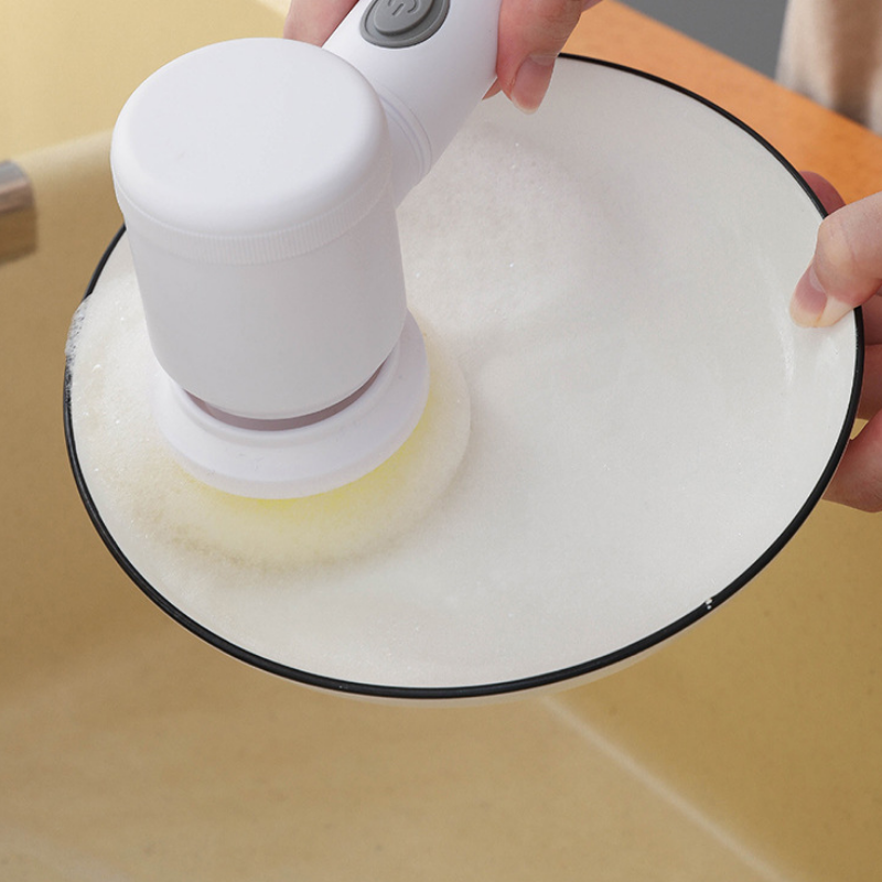 Escova Elétrica 3 em 1 – Potente, Compacta e Fácil de Usar para a Limpeza Doméstica
