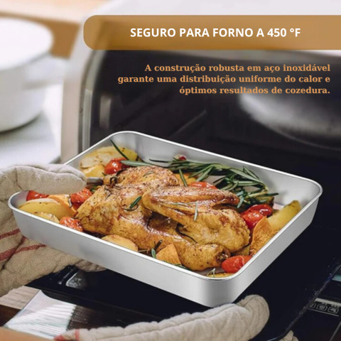 Caixa de armazenamento de alimentos SUS304 (25cm*19,5cm*5cm)