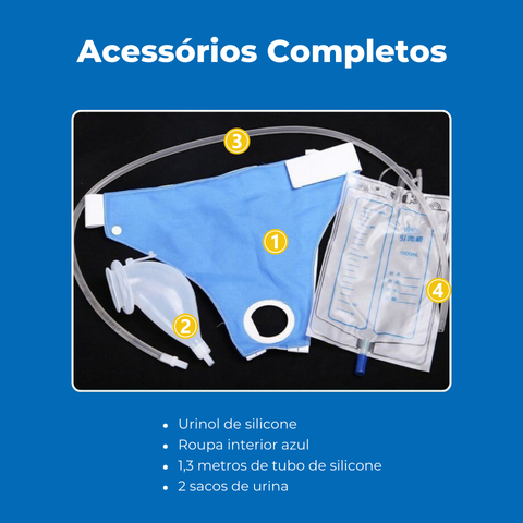 Roupa Interior Médica Reutilizável Para Recolha De Urina