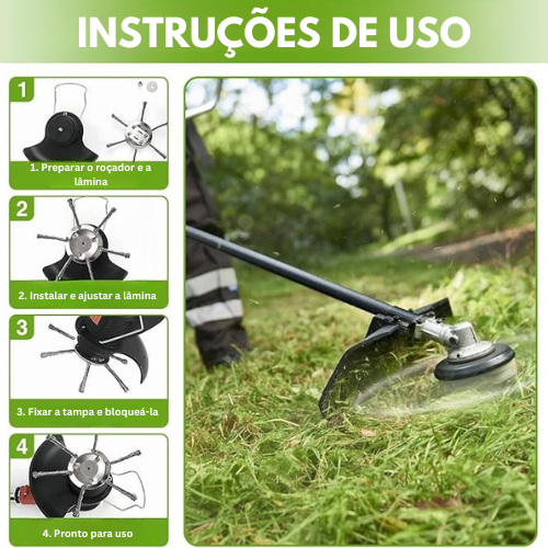 A Cabeça Do Cortador Tem 6 Ramos Tecidos Com Fio De Aço Resistente