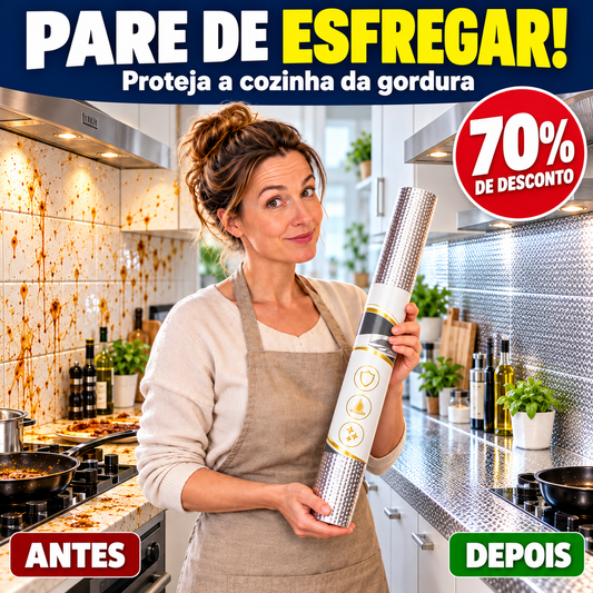 🔥 Rollo de 10m de papel de aluminio impermeable para cocina