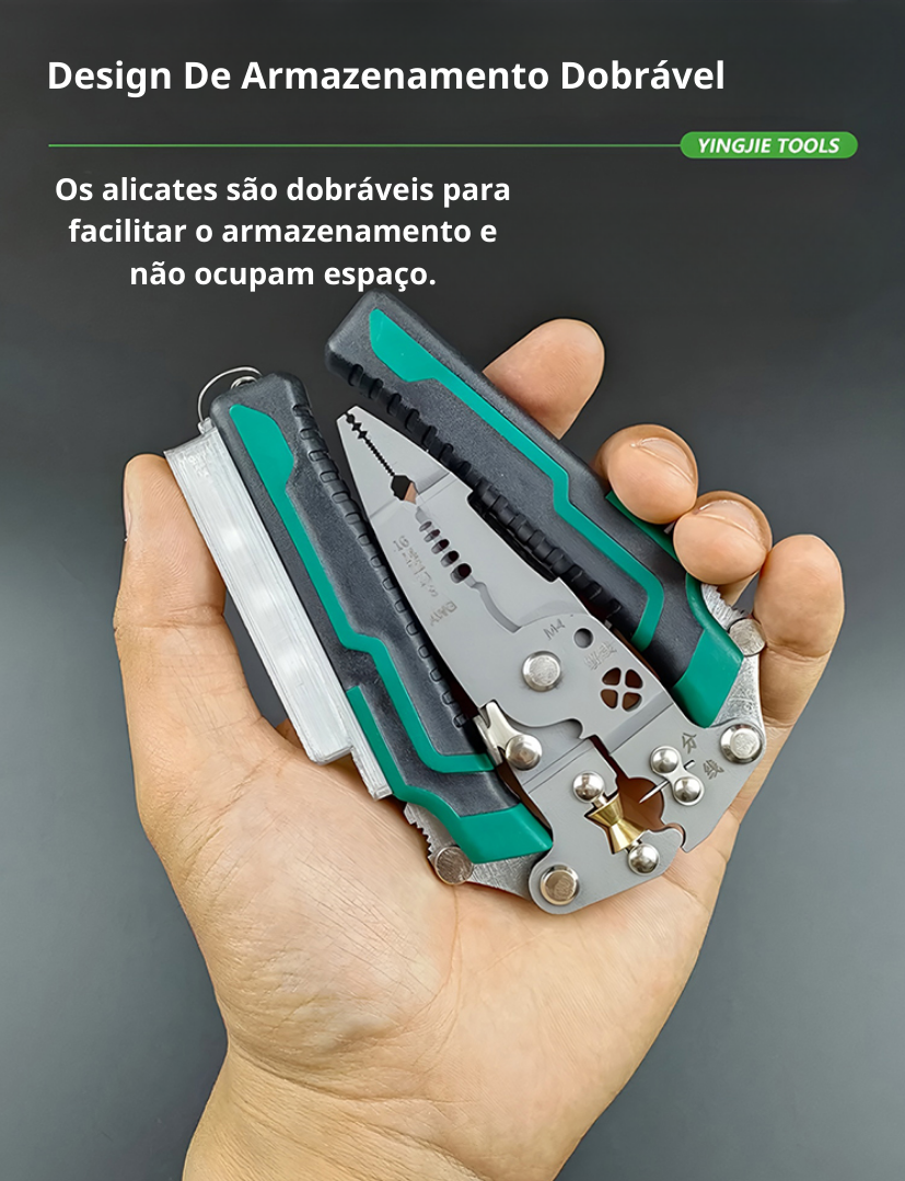 Detector De Tensão E Alicate Elétrico Multifuncional