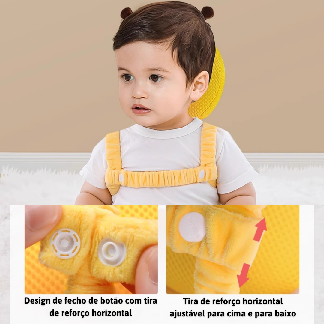 Protetor de Cabeça para Bebês que Estão Aprendendo a Andar – Almofada Antiqueda Superleve, Segura e Fofa