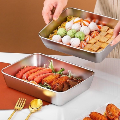 Recipiente para Alimentos em Aço Inoxidável 304 – Frescura Prolongada e Máxima Segurança