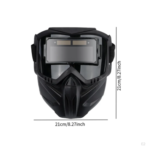 Máscara de Soldagem com Escurecimento Automático 0,1 ms – Desmontável em 2 Peças, Proteção Total
