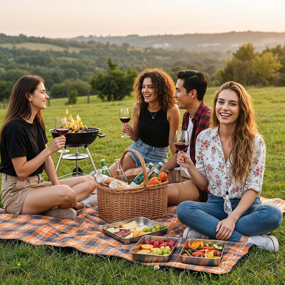 TABULEIRO PREMIUM EM AÇO INOXIDÁVEL 304 - Mantém os alimentos frescos até 5× mais tempo