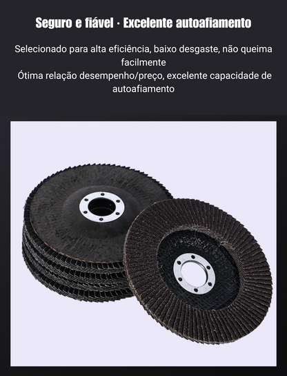 Disco flap 75 mm #80 – Um disco só, resolve vários trabalhos