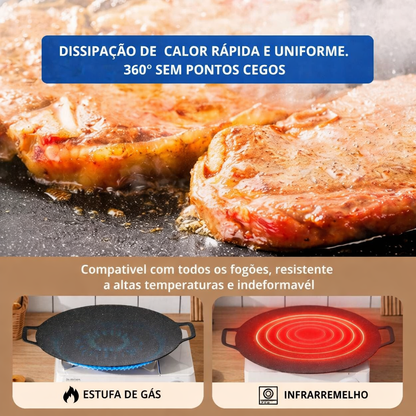 🔥 Frigideira Antiaderente Multiuso de 6 Camadas, Compatível com Placas de Indução (TH)