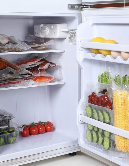 Máquina De Embalar Alimentos A Vácuo Para Uma Conservação Prolongada — Inclui 100 Sacos De Vácuo Grátis