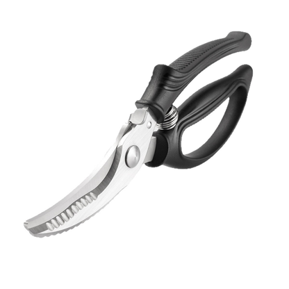 Tesoura Profissional de Aço Inoxidável - Ideal para Carne, Ossos, Peixe e Muito Mais