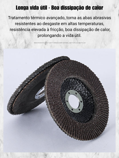 Disco flap 75 mm #80 – Um disco só, resolve vários trabalhos