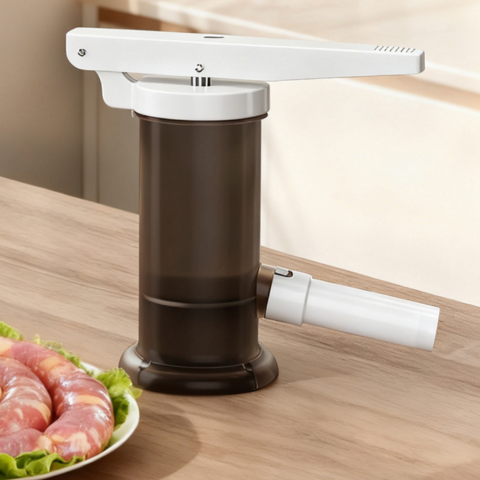 Máquina manual para fazer enchidos em casa