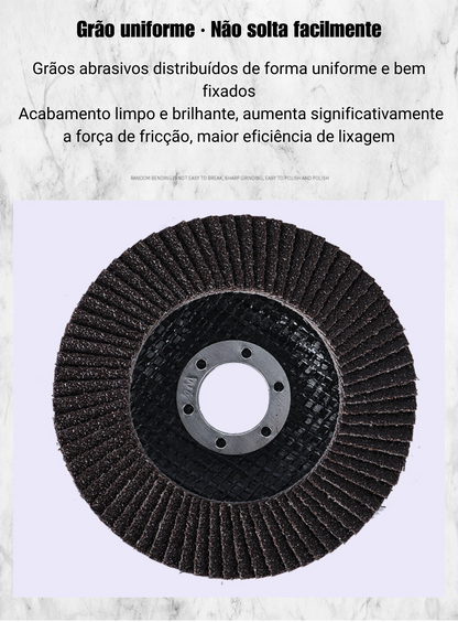 Disco flap 75 mm #80 – Um disco só, resolve vários trabalhos