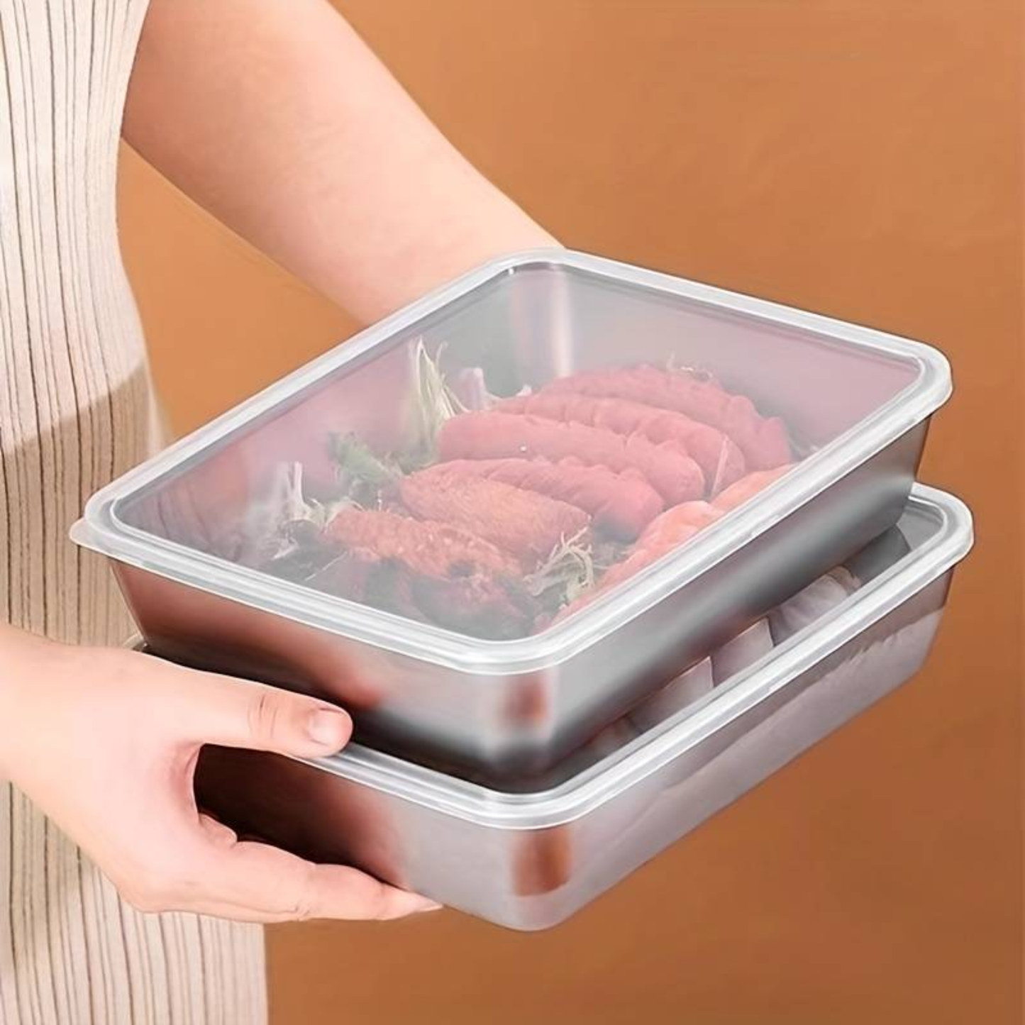 Recipiente para Alimentos em Aço Inoxidável 304 – Frescura Prolongada e Máxima Segurança