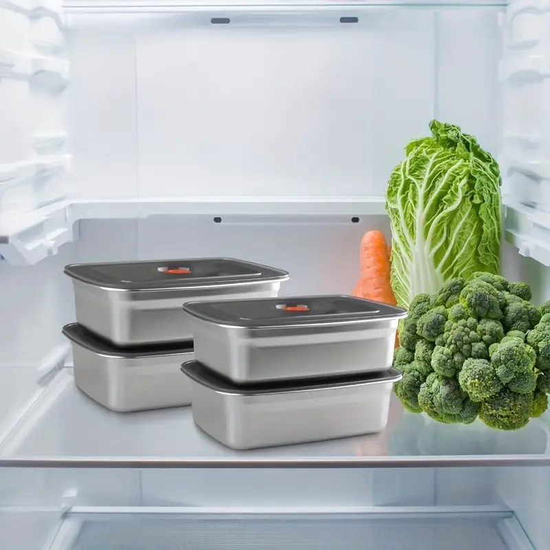 Bandeja de Aço Inoxidável 316 – Solução segura e prática para conservar alimentos (19x14x6cm)