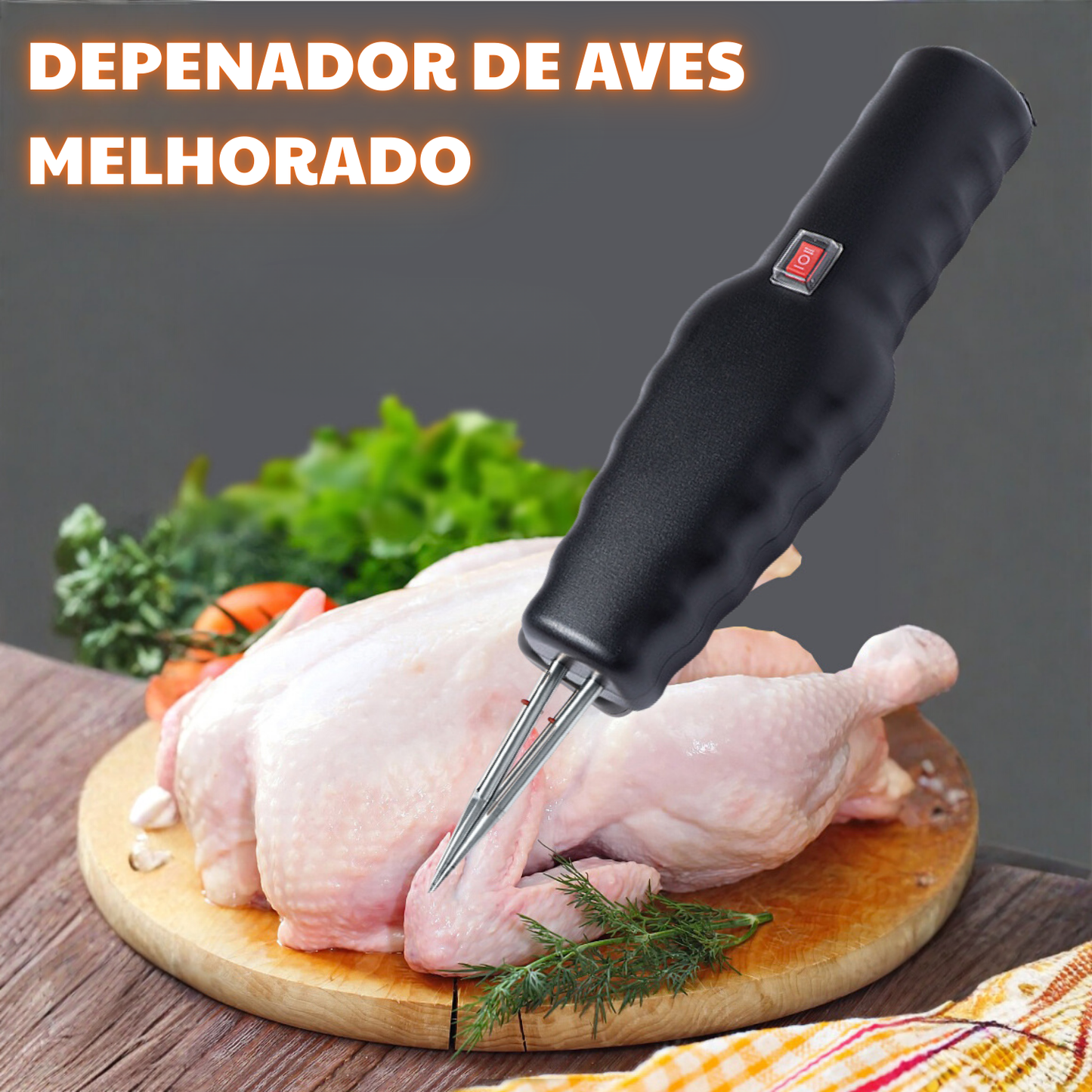 Depenador de Aves Portátil e Manual