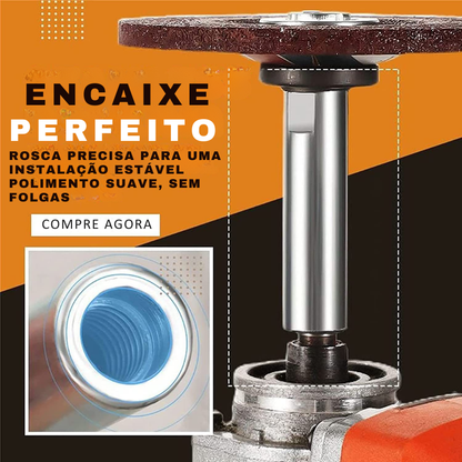 Haste de extensão para esmerilhadeira angular – Solução para desbaste e polimento em áreas de difícil acesso