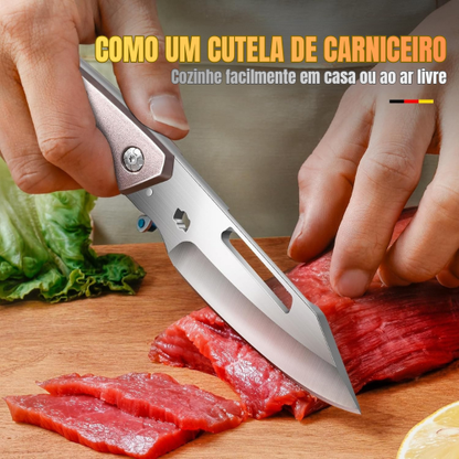 Tesoura de Aves Desmontável de Importação Alemã – Multifuncional para Frango, Ossos, Carne, Peru e Peixe (Cor Prata)