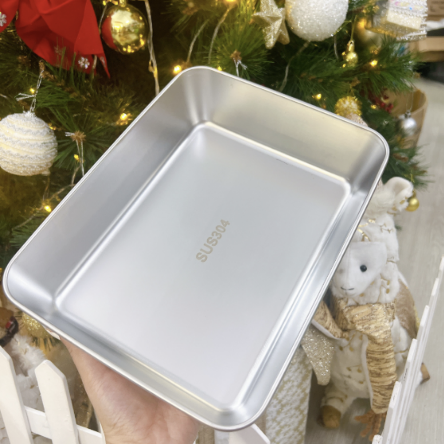 TABULEIRO PREMIUM EM AÇO INOXIDÁVEL 304 - Mantém os alimentos frescos até 5× mais tempo