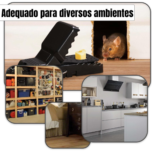 BestSeller™ - Armadilha de Prensar para Ratos – Armadilha Robusta e de Alta Resistência