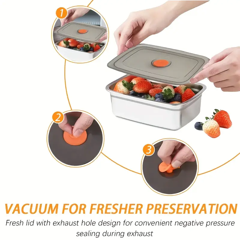 Bandeja de Aço Inoxidável 316 – Solução segura e prática para conservar alimentos (19x14x6cm)