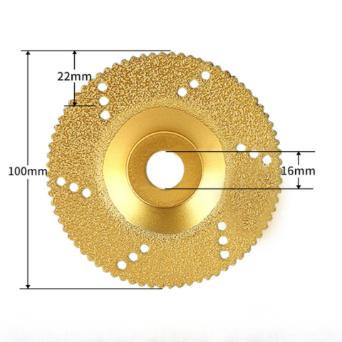 Disco diamantado 5 em 1 – Corta, lixa e molda em poucos segundos