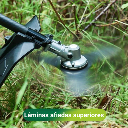 Lâmina de aço manganês 65 – Mais durável, corta mais rápido e de forma uniforme