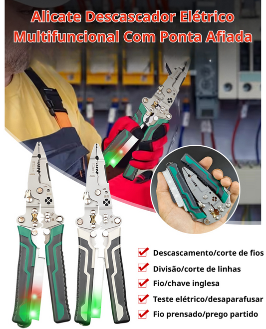 Detector De Tensão E Alicate Elétrico Multifuncional