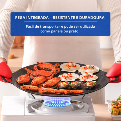 🔥 Frigideira antiaderente multiusos com 6 camadas, adequada para fogões de indução.