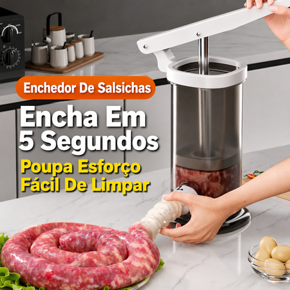 Máquina de enchidos prática para casa – 4 bicos