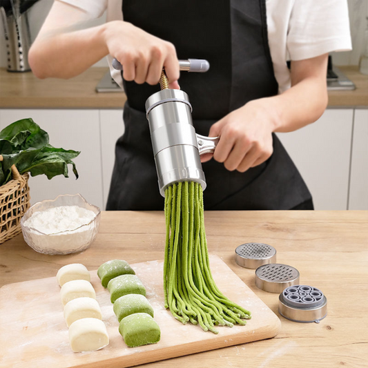 Máquina manual de aço inoxidável para fazer macarrão/massa