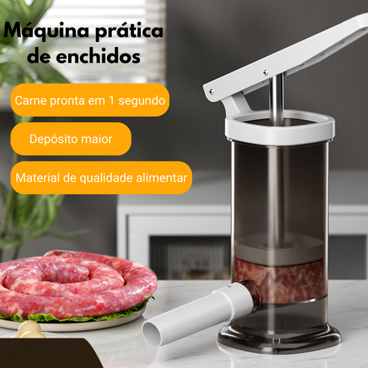 Máquina de enchidos prática para casa – 4 bicos