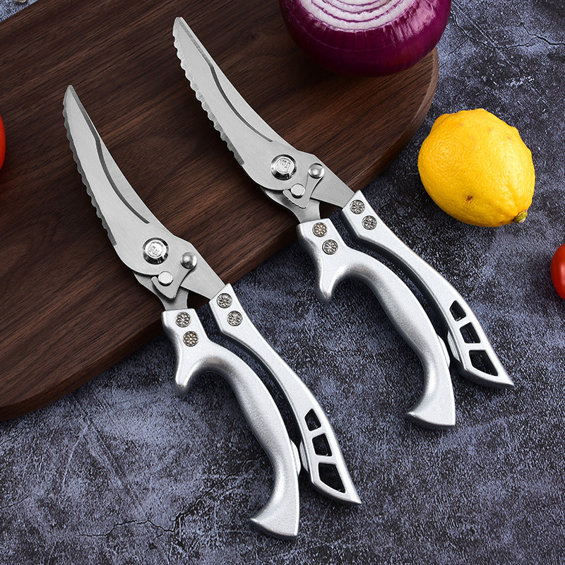 Tesoura Profissional Multifuncional em Aço Inoxidável de Alta Qualidade com Trava de Segurança – Tesoura Profissional para Corte de Ossos