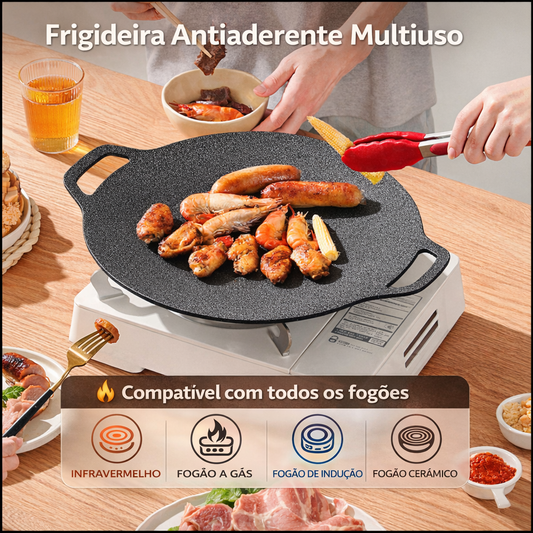 🇵🇹 Frigideira antiaderente multiusos de 6 camadas, compatível com fogões de indução. (Copy)