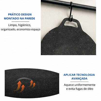 🔥 Frigideira Antiaderente Multiuso de 6 Camadas, Compatível com Placas de Indução (TH)
