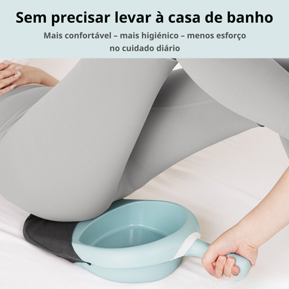 Bacio Sanitário de Cama Prático para Idosos e Pessoas Acamadas