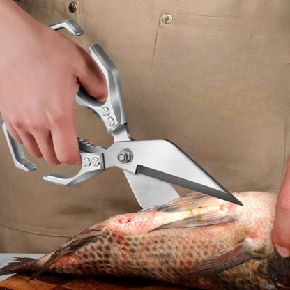 🇪🇸 Tesouras grandes com lâmina em forma de diamante, feitas de aço inoxidável maciço importado da Alemanha