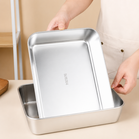 Recipiente multiuso de aço inoxidável 304 com tampa de silicone: ultraleve, seguro e conserva os nutrientes