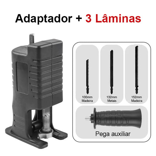 Adaptador De Sierra De Sable Para Taladro Eléctrico Para Corte De Madera Y Metal