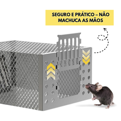 BestSeller™ - Armadilha Humana em Gaiola para Ratos, Camundongos e Esquilos Vivos