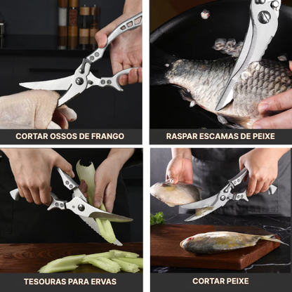 Tesouras para Ossos de Aço Inoxidável com Alto Teor de Carbono