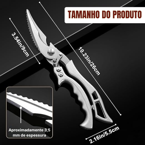 Tesouras para Ossos de Aço Inoxidável com Alto Teor de Carbono