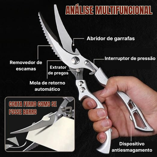 Tesouras para Ossos de Aço Inoxidável com Alto Teor de Carbono